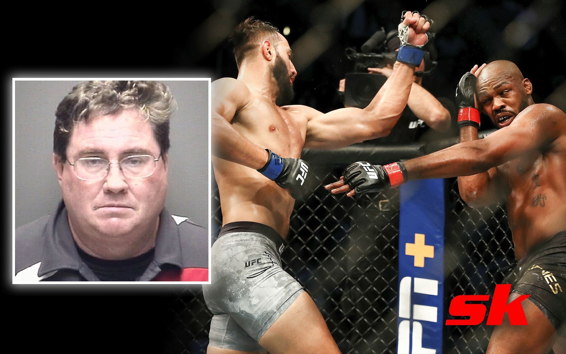 Robert Griffin Alexander (left - via MMA Junkie, Jon Jones vs. Dominick Reyes (right)