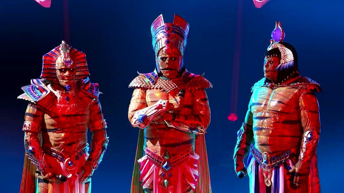 The Masked Singer: The Brady Bunch brothers reveal their identities after  performing as Mummies trio