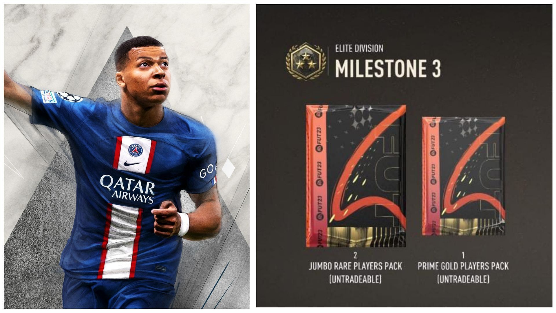 Milestone Rewards are additional Division Rivals rewards in FIFA 23 (Images via EA Sports)