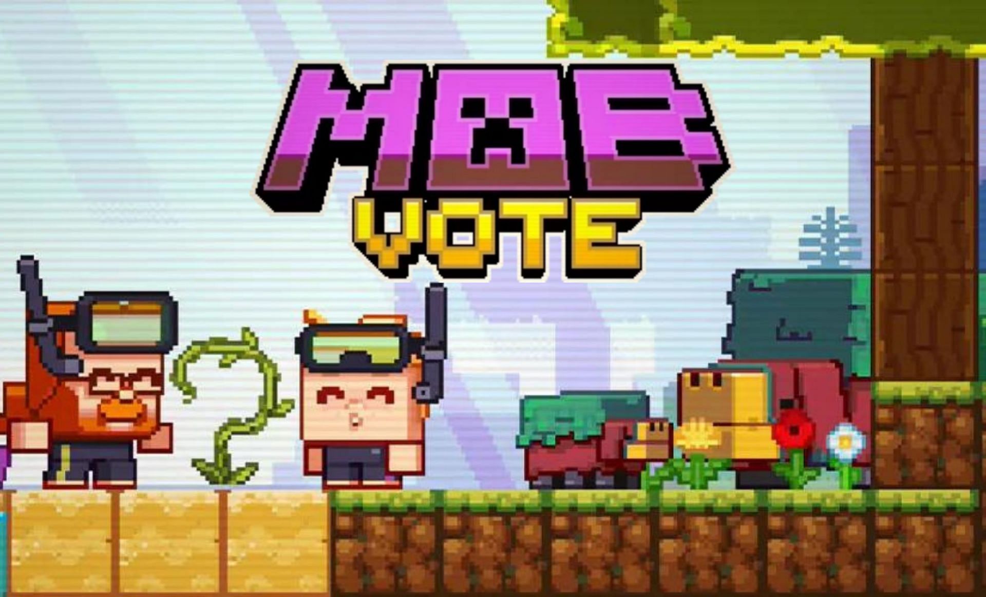 Como Votar no Mob Vote 2022 #minecraft #sniffer #rascal #tuffgolem #mo