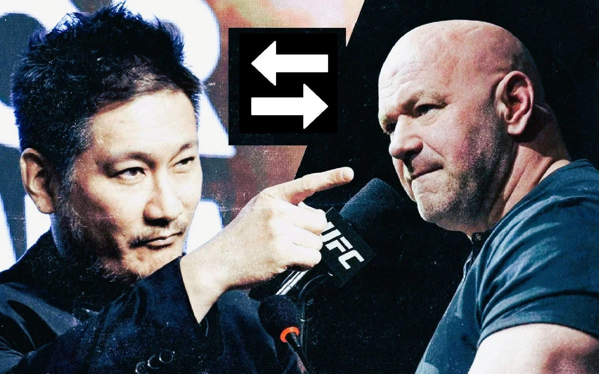 ONE CEO Chatri Sityodtong (left) and UFC president Dana White (right) [Images via ONE and Getty]
