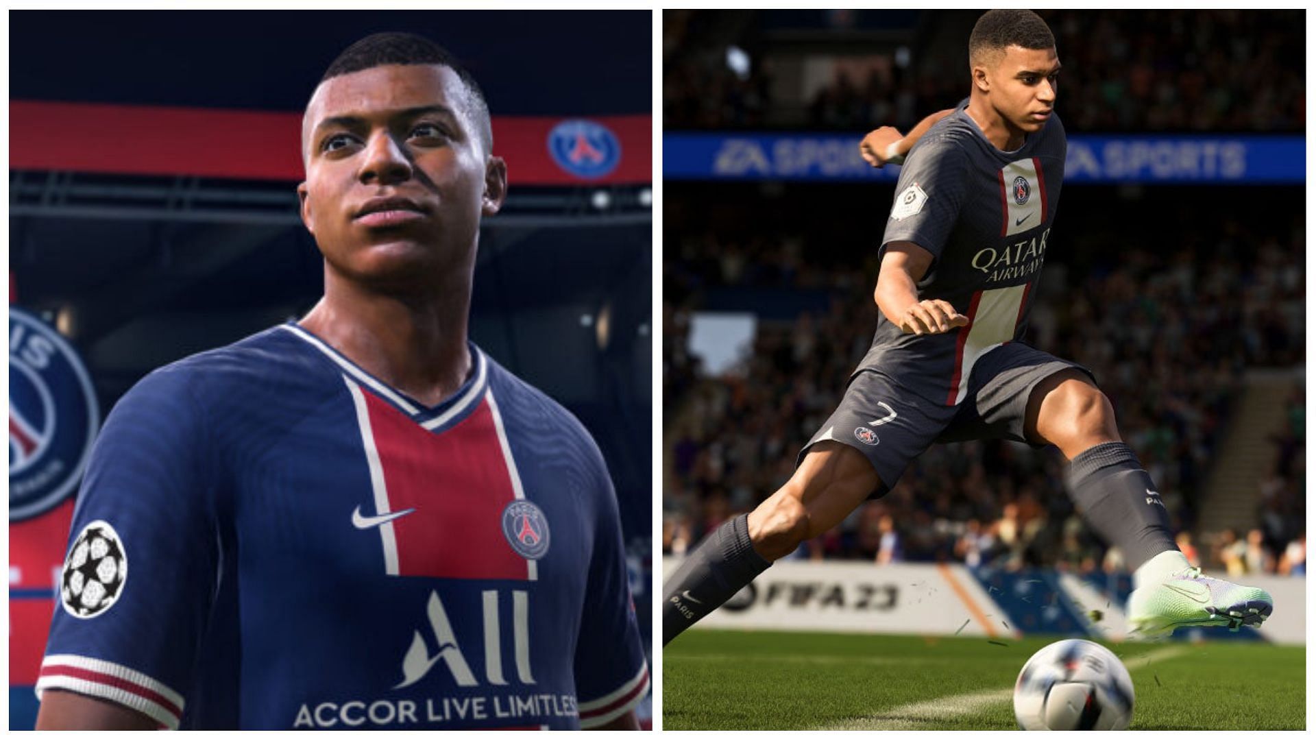 Kylian Mbappe is amongst the best players in FIFA 23 (Images via EA Sports)