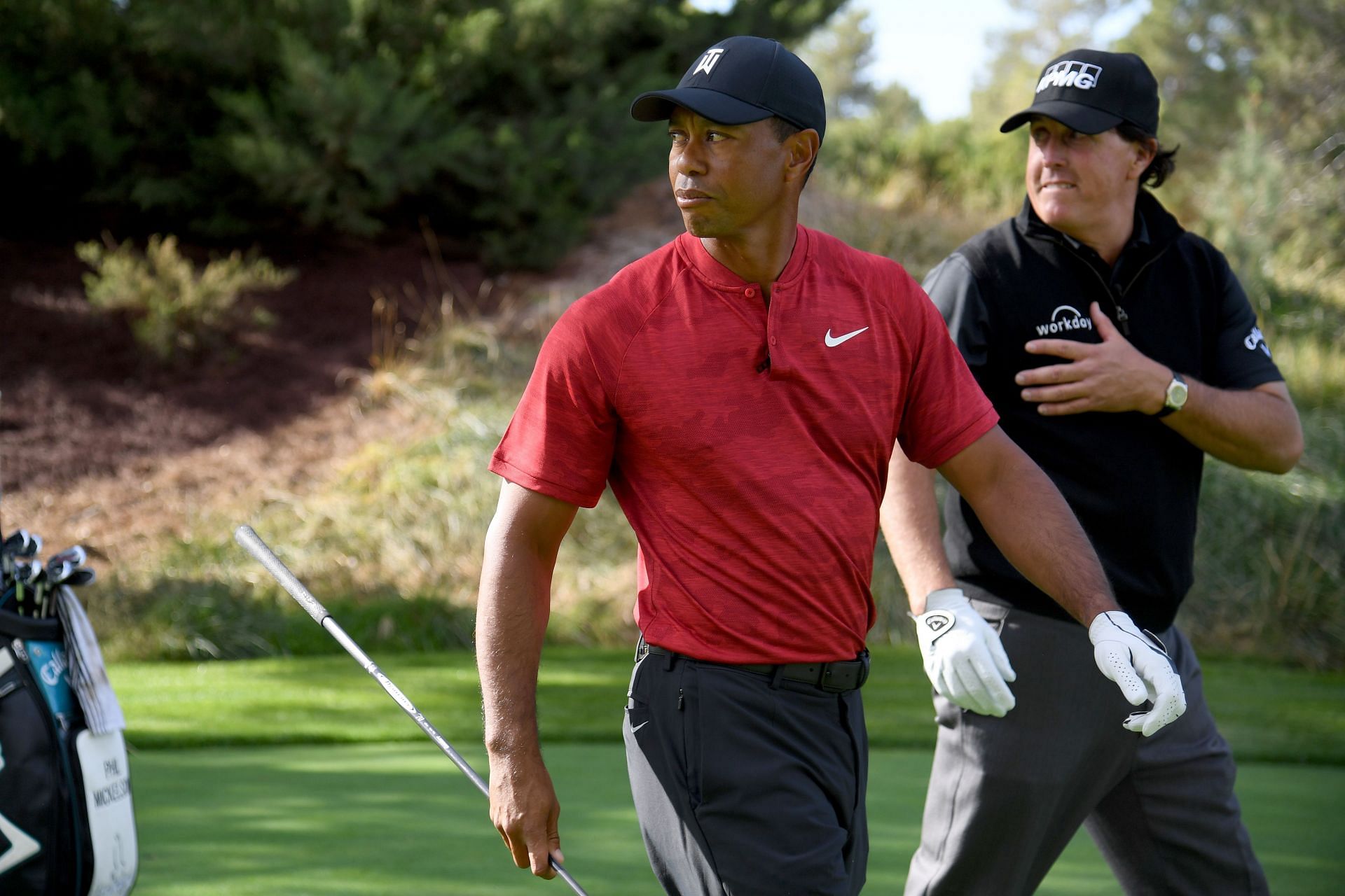 The Match: Tiger vs Phil - Practice Round and Press Conference