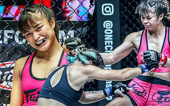 Fans react to Stamp Fairtex’s debilitating leg kicks against Asha Roka