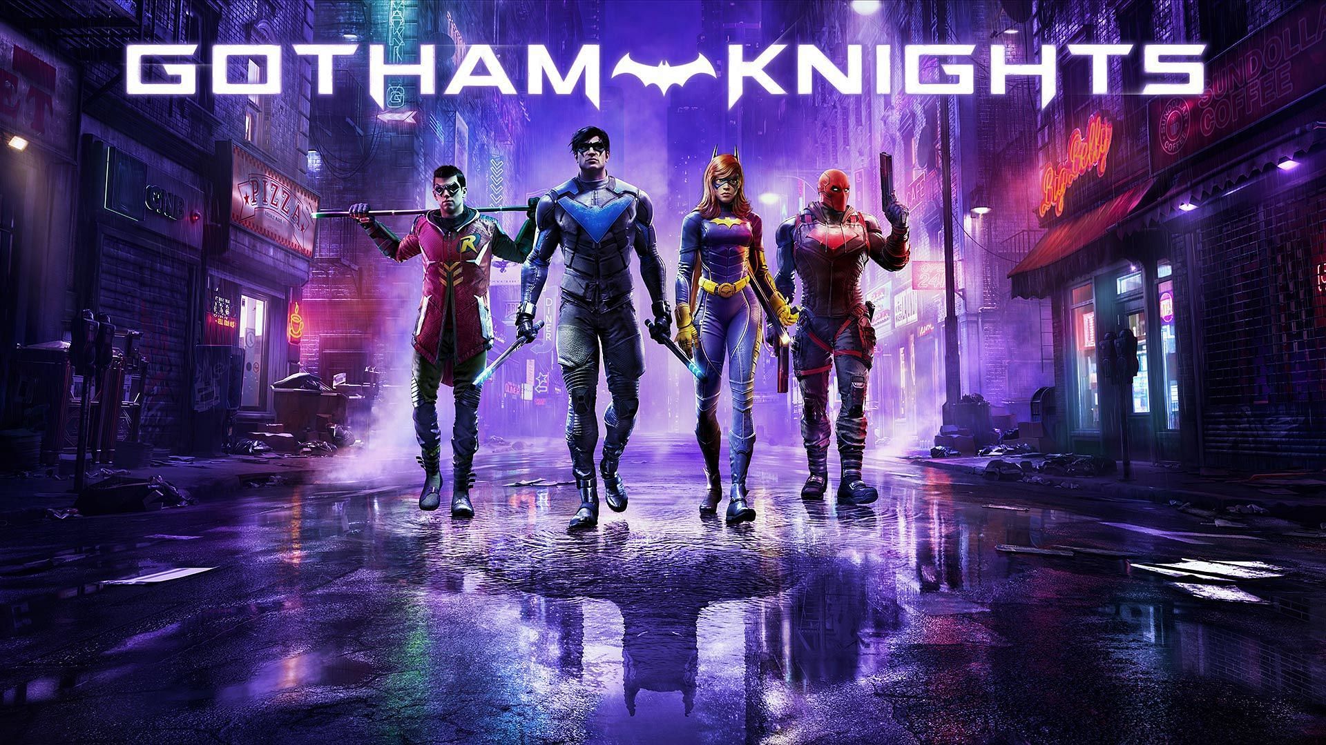 The four protagonists in Gotham Knight (Image via WB Games) 
