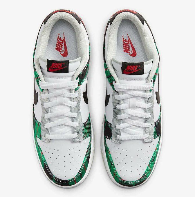 nike dunks plaid christmas