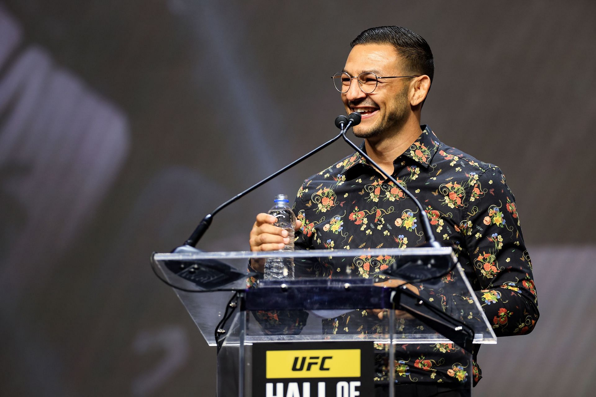 Cub Swanson at the UFC Hall of Fame Class of 2022 Induction Ceremony