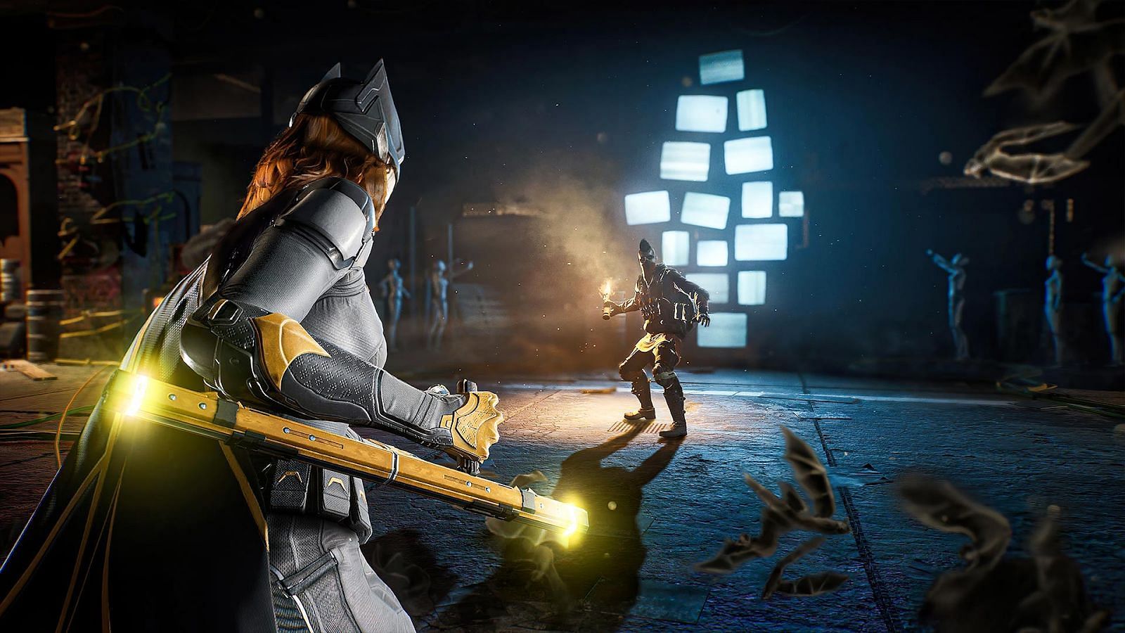 Batgirl ready to take on some goons in Gotham Knights (image via WB Games)