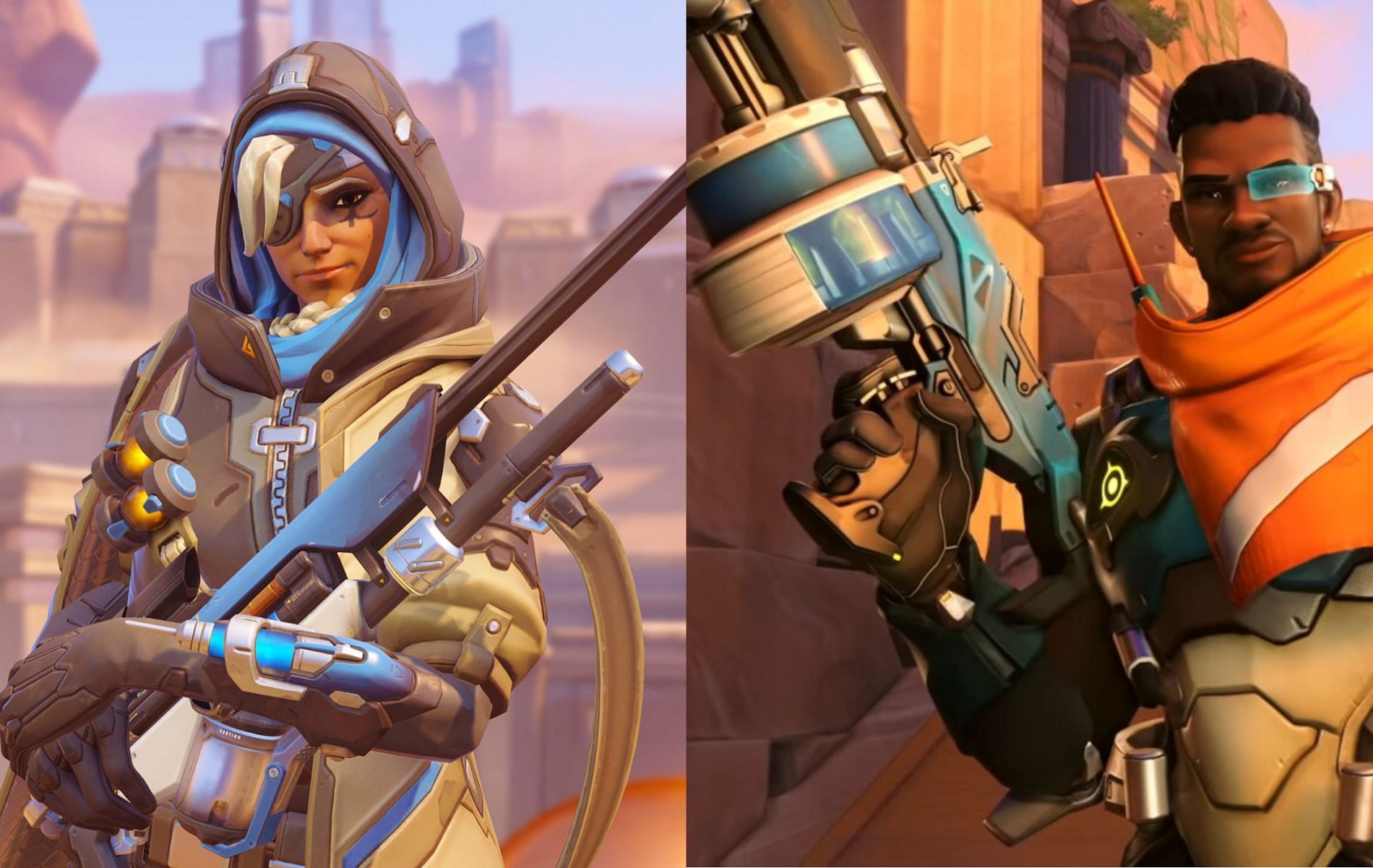 List of Support Heroes in Overwatch 2 that Valorant players should find relatable (Images via Blizzard Entertainment) 