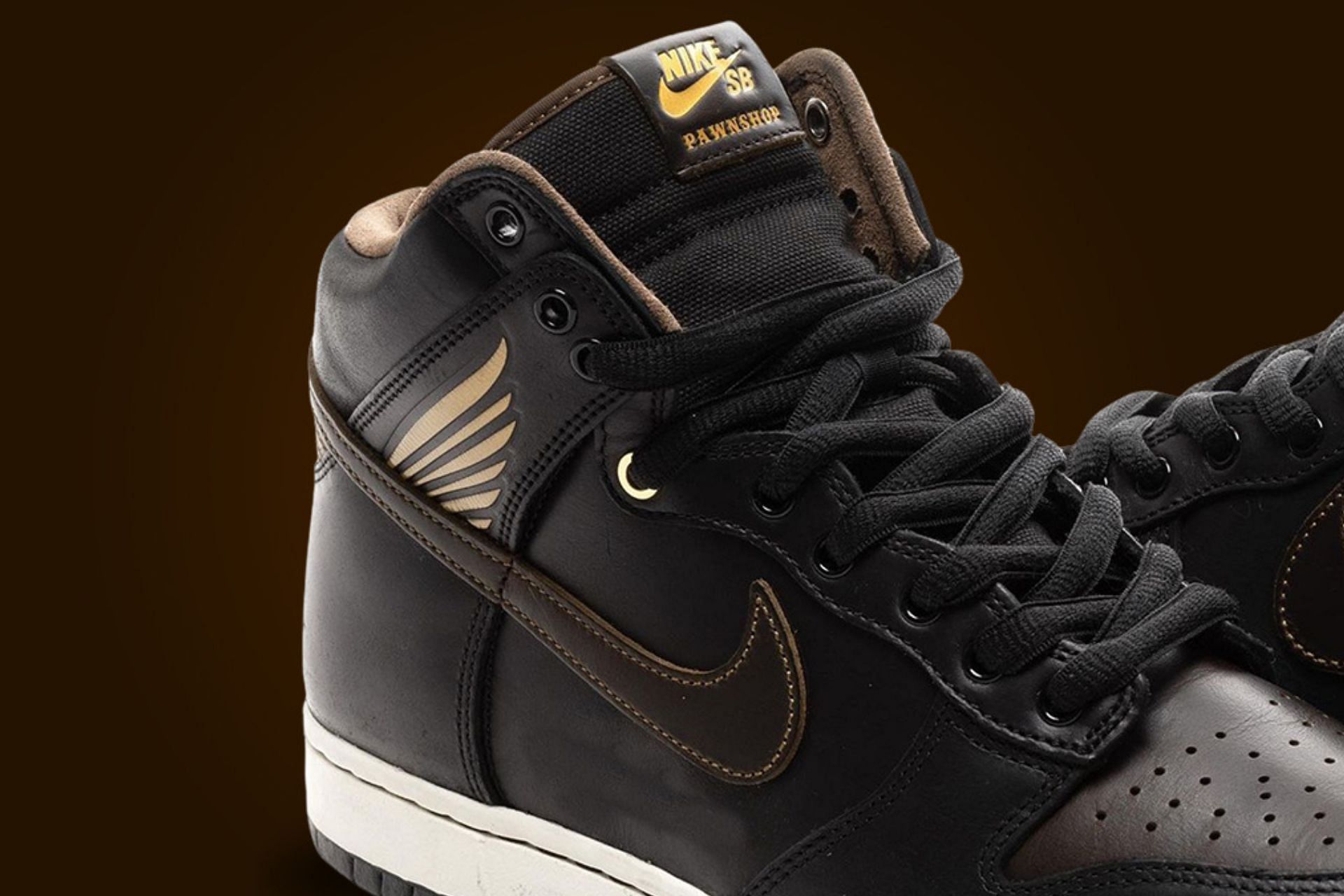 Pawnshop Skate Co. x Nike SB Dunk High shoes (Image via Instagram/@prvt.selection)