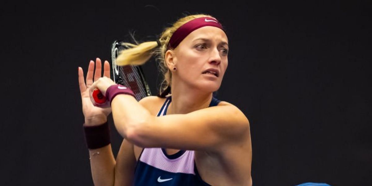 Kvitova scored a hard-fought win over Bernada Pera in the opening round.