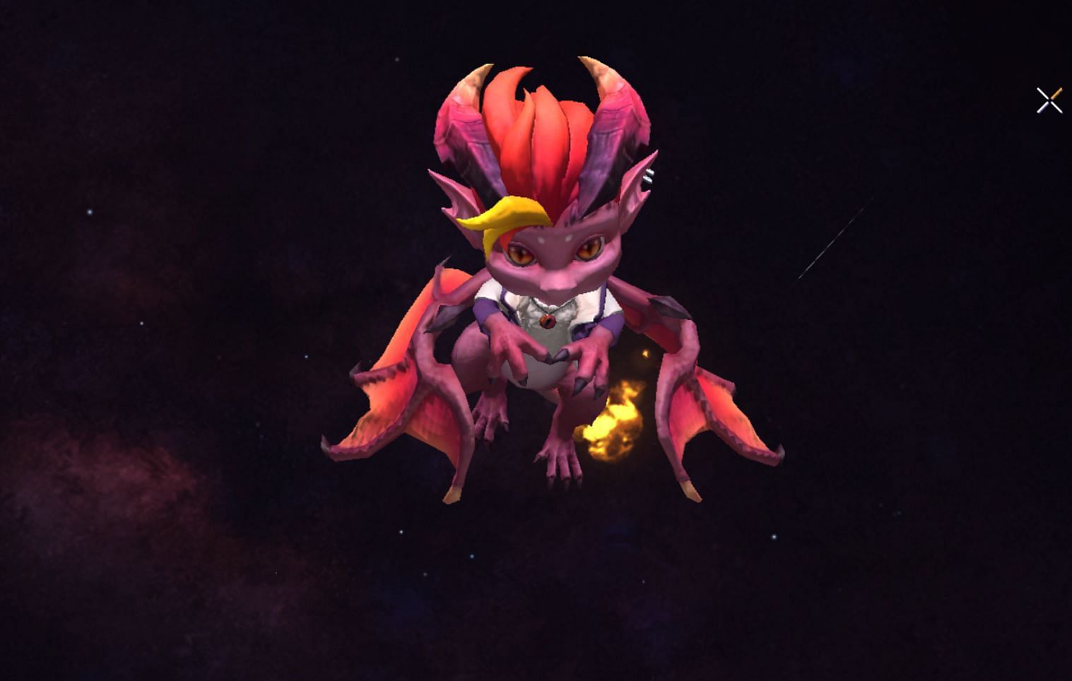 Dreki&#039;s skill is Dragon Glare (Image via Garena)