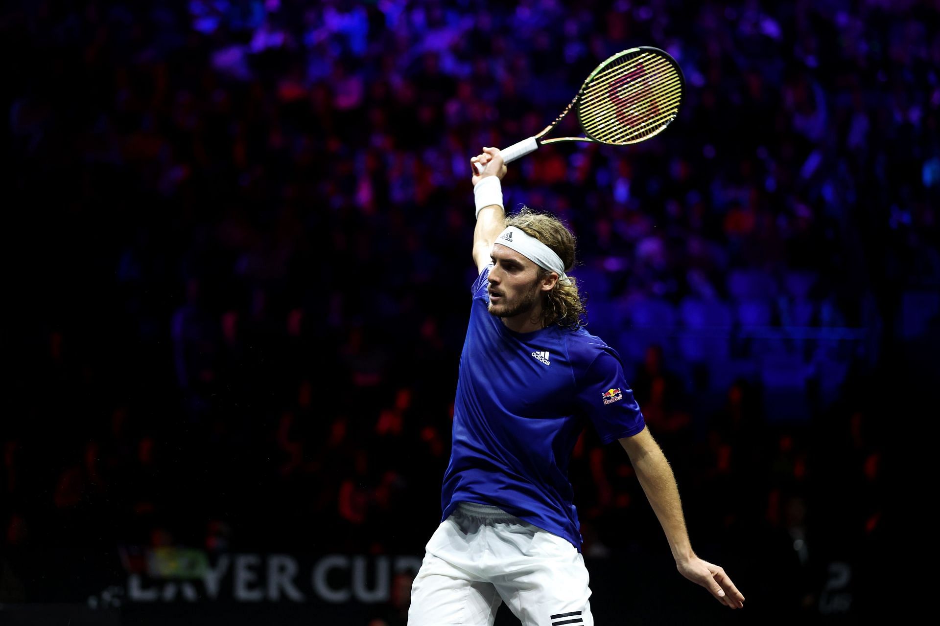 Stefanos Tsitsipas at the 2022 Laver Cup.