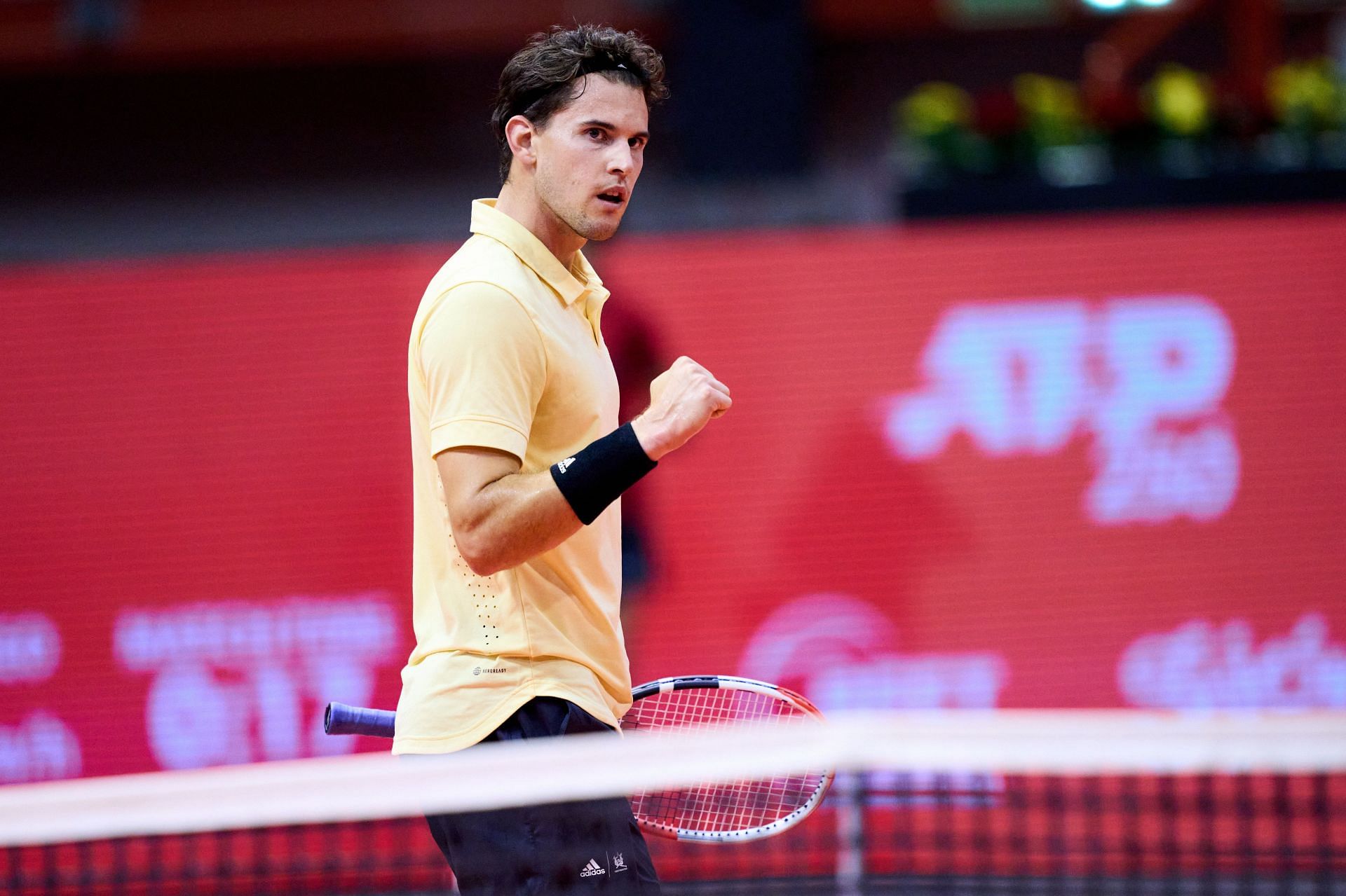 Thiem in action at the Gijon Open