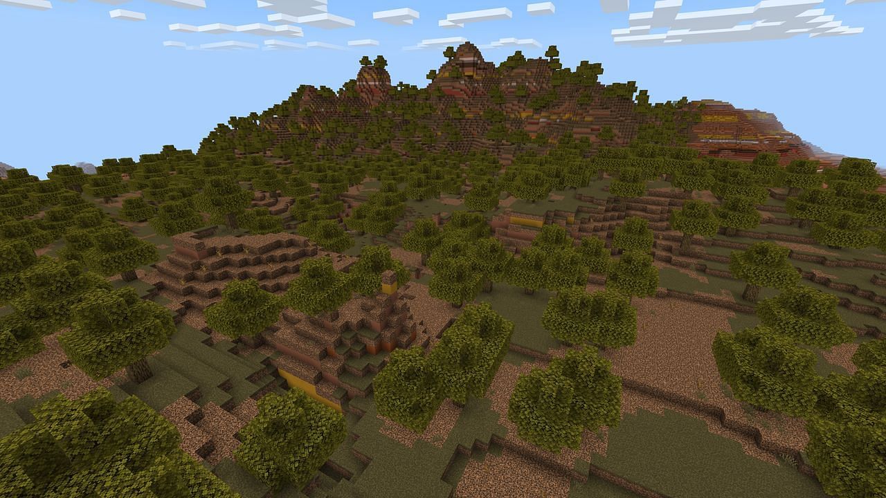 Wooded Badlands in Minecraft