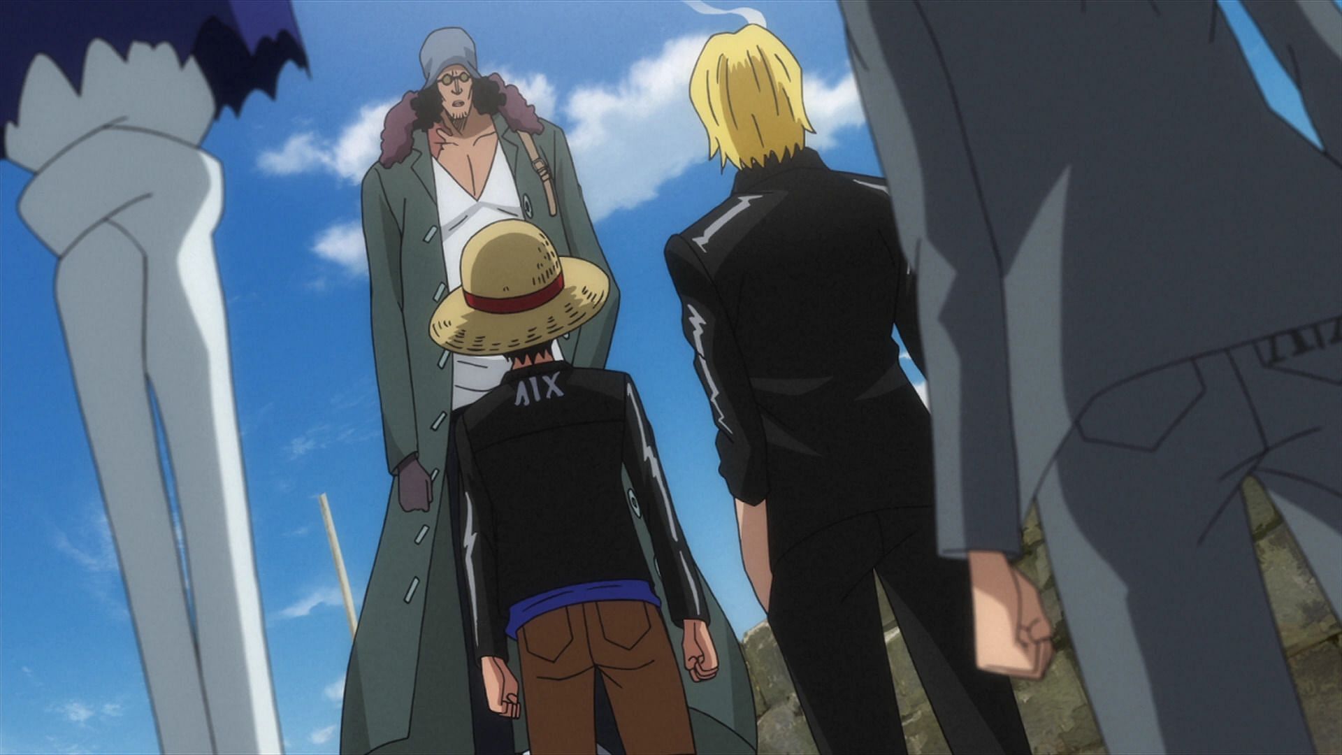 The Straw Hats recieved helped from unlikely allies (Image via Toei Animation)