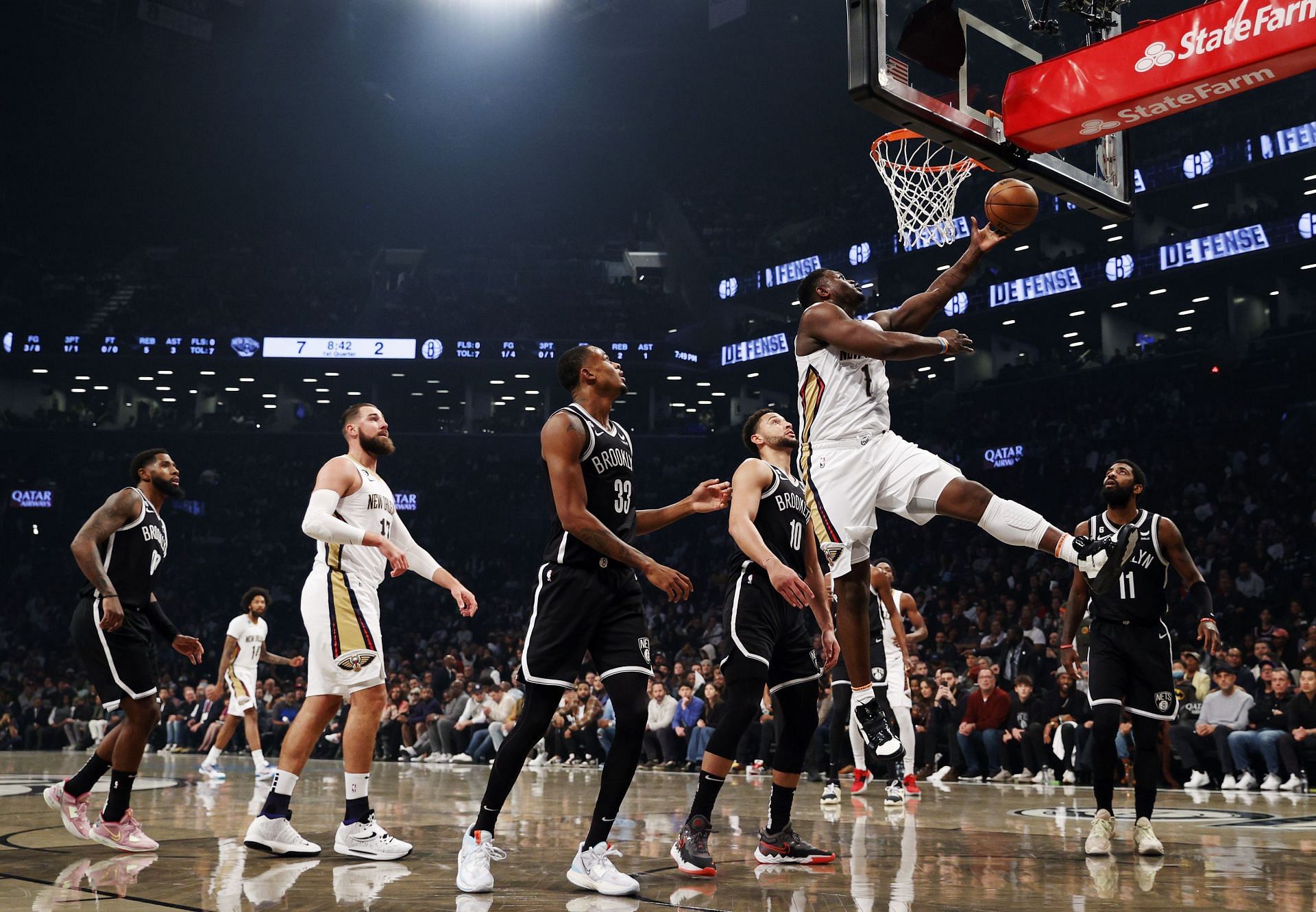 New Orleans Pelicans vs. Brooklyn Nets.