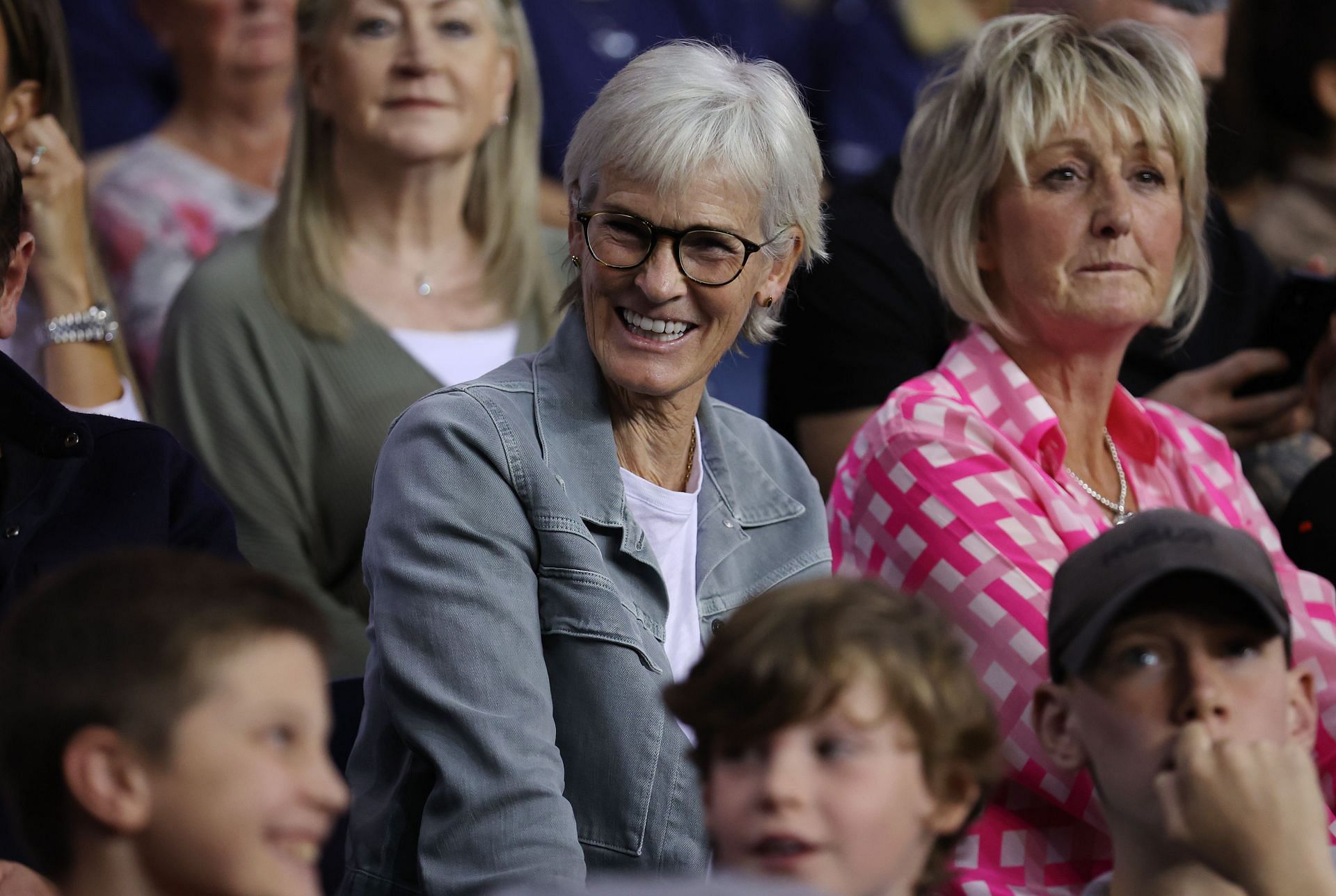 Judy Murray at Great Britain&#039;s Davis Cup tie against the Netherlands in Glasgow