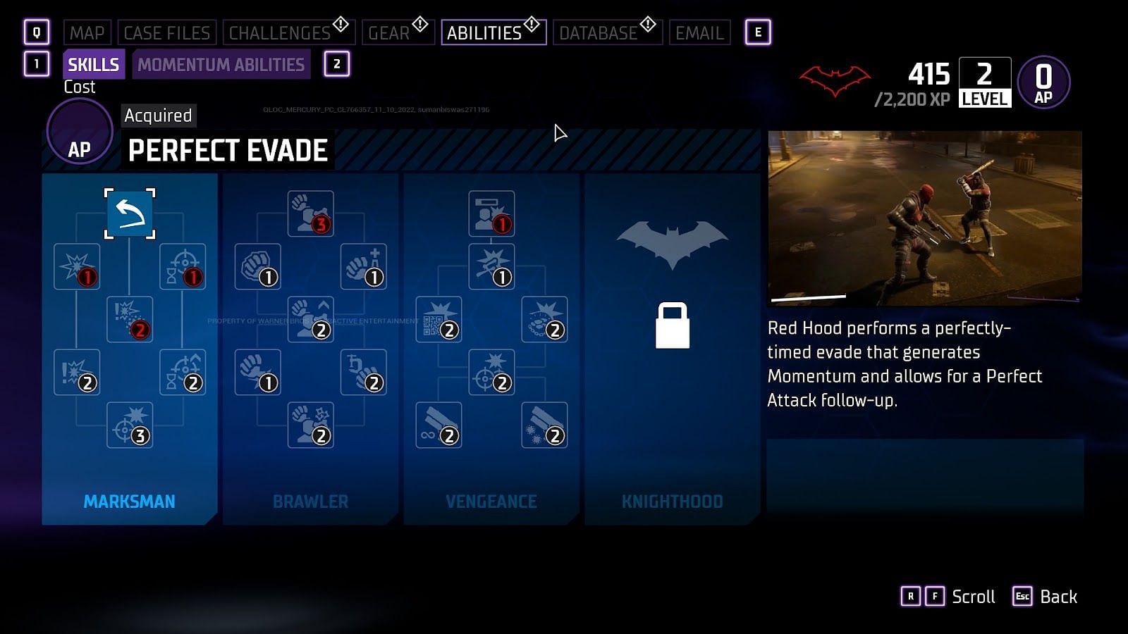 Gotham Knights guide: All Red Hood skill trees explained - How to unlock,  AP cost, and more