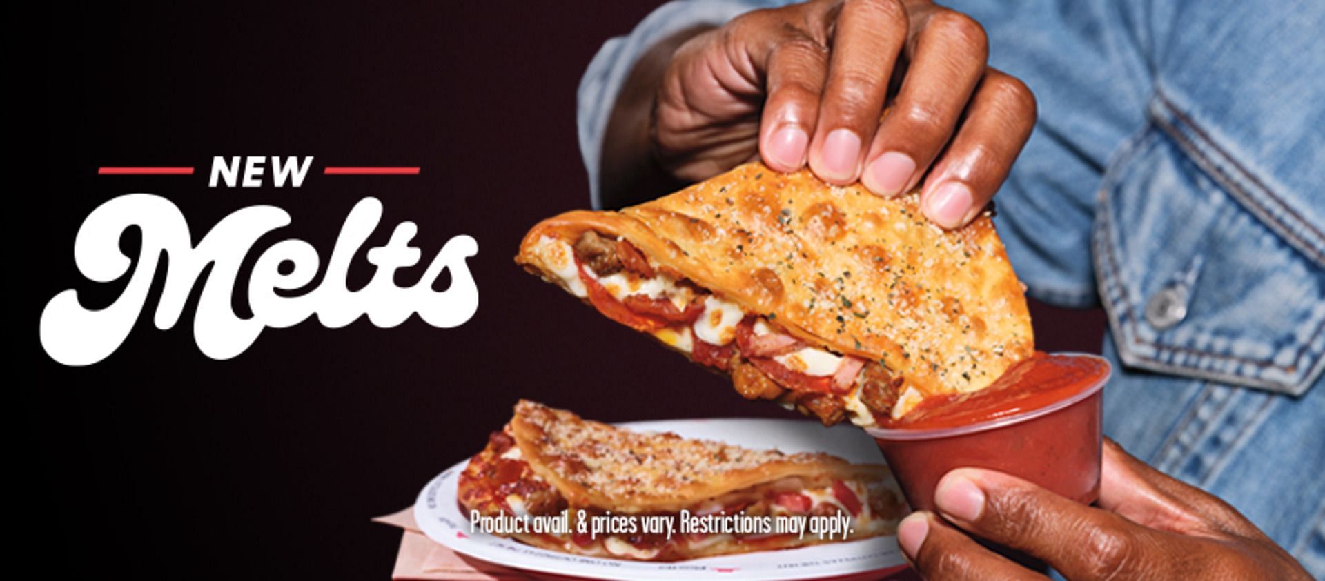 Promotional material for Melts, (Image via Twitter/@pizzahut)
