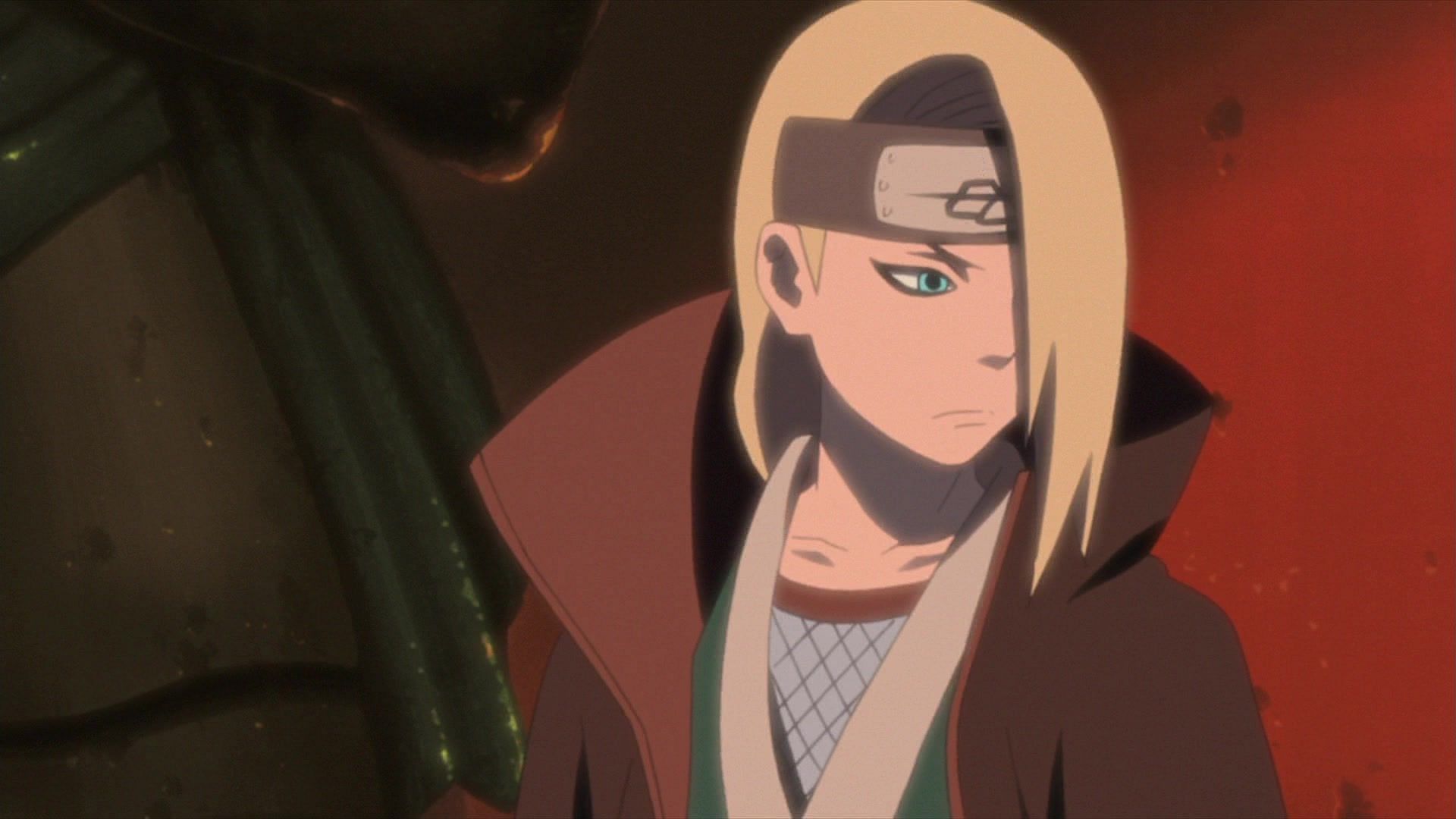 Deidara as seen in the show (Image via Studio Pierrot)