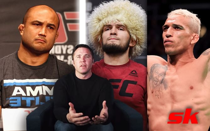 "That's almost blasphemy" - Chael Sonnen on B.J. Penn being removed from the lightweight GOAT list in lieu of Khabib Nurmagomedov and Charles Oliveira