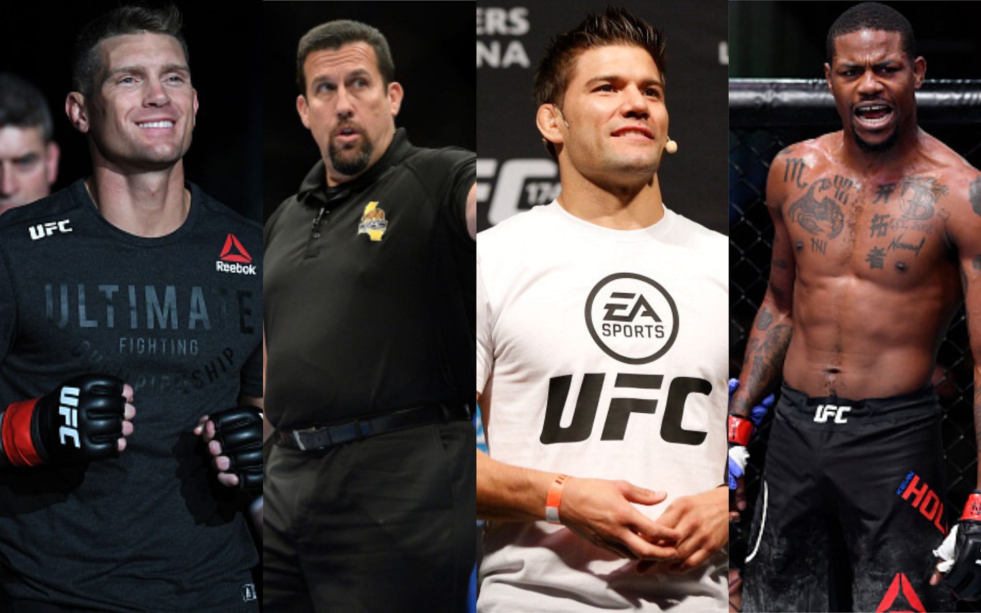 Stephen Thompson (far left), John McCarthy (middle left), Josh Thomson (middle right), and Kevin Holland (far right)(Images via Getty)
