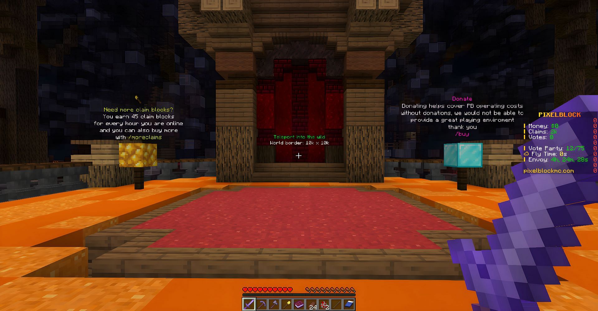 Pixexlblock is a marvelous SMP server (Image via Mojang)