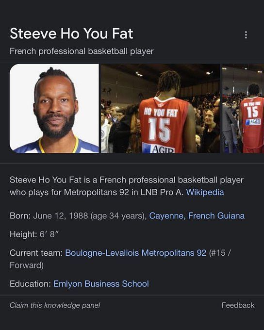 Victor Wembanyama's hilarious reaction to teammate Steeve Ho You Fat going  viral