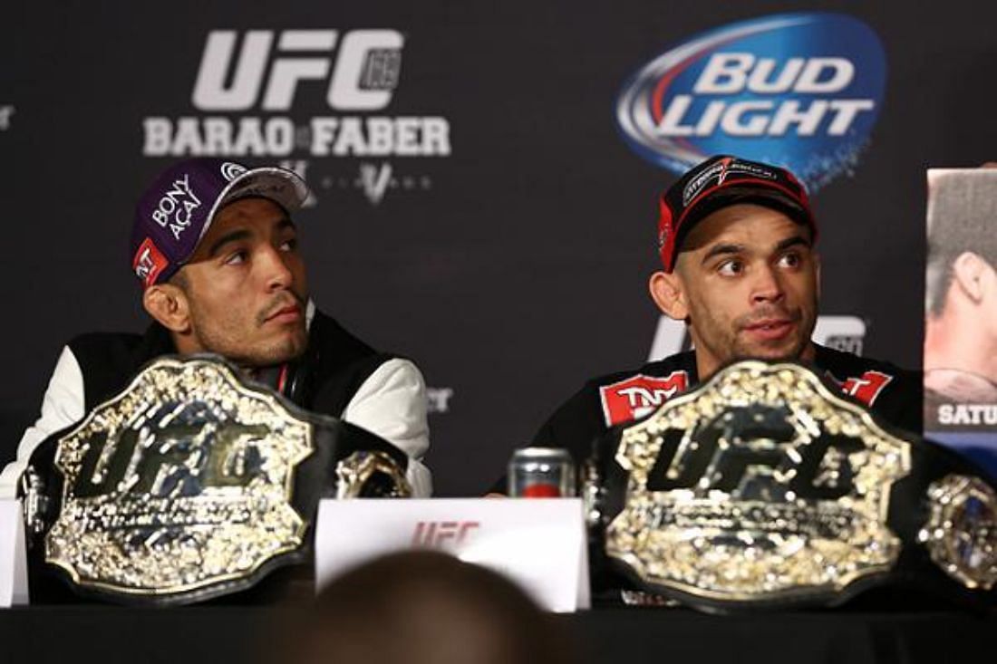 Teammates Jose Aldo and Renan Barao once dominated two UFC divisions