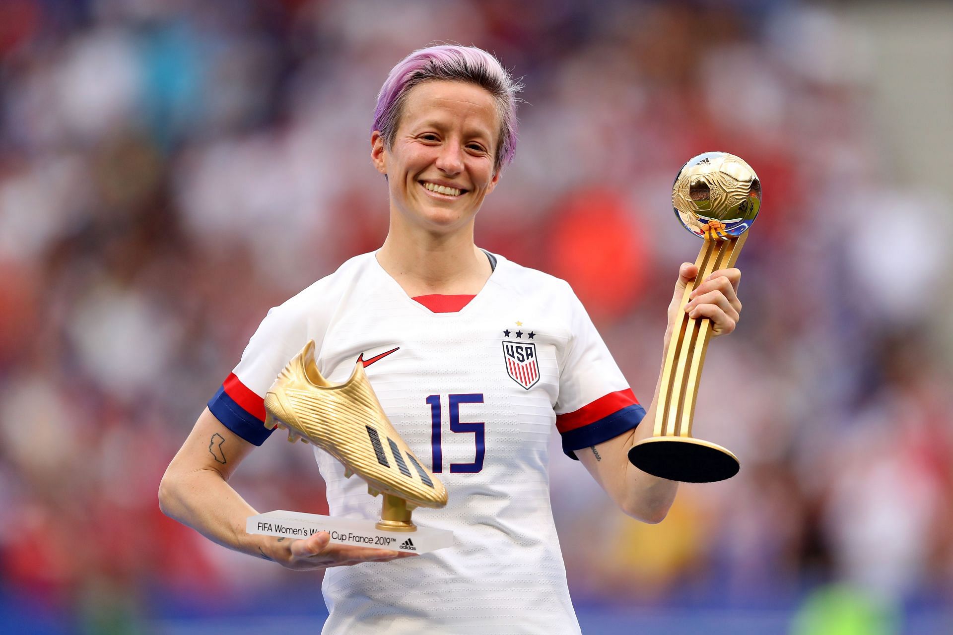 Rapinoe is synonymous with the females game