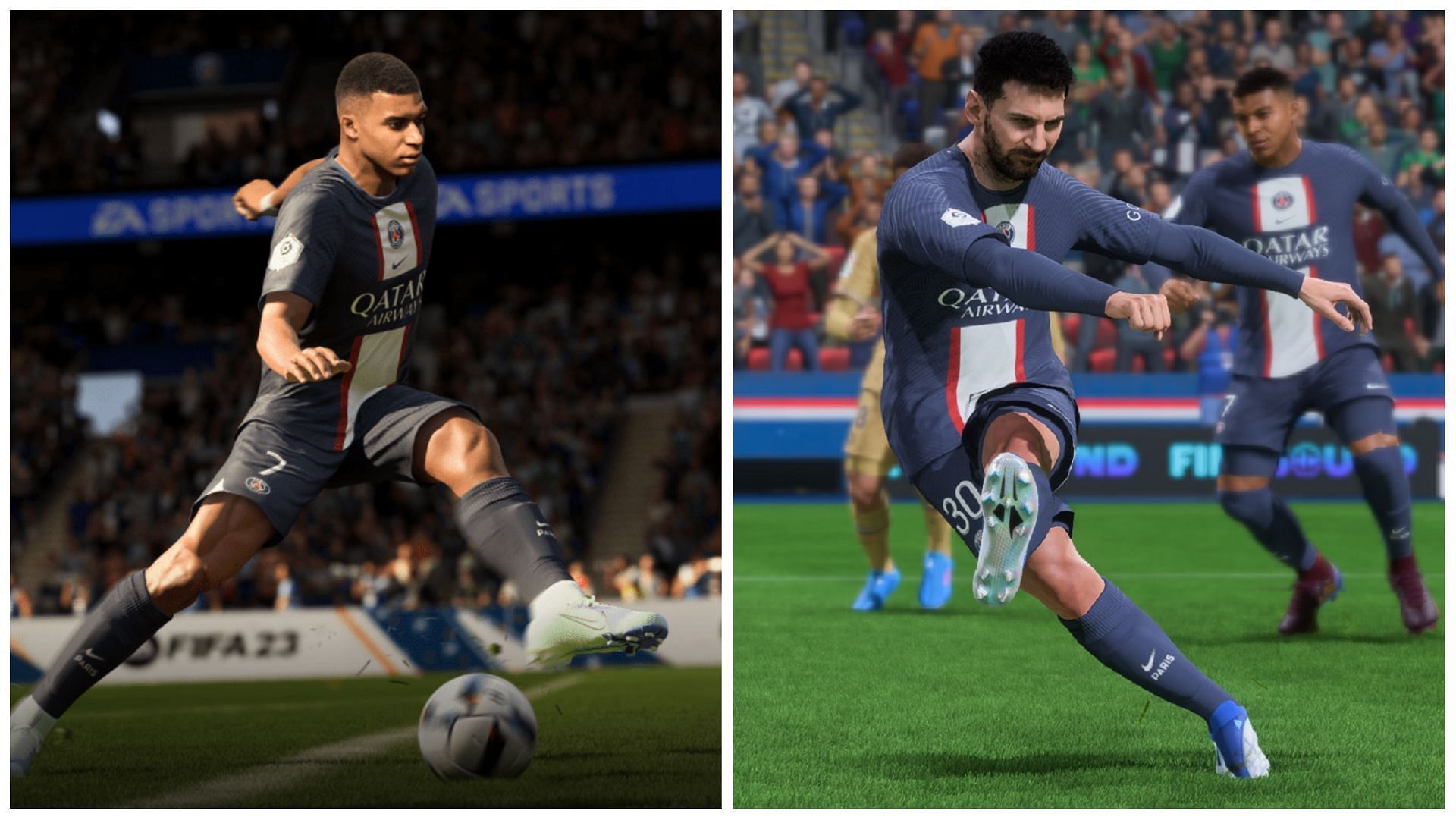 PSG is extremely overpowered in FIFA 23 (Images via EA Sports)