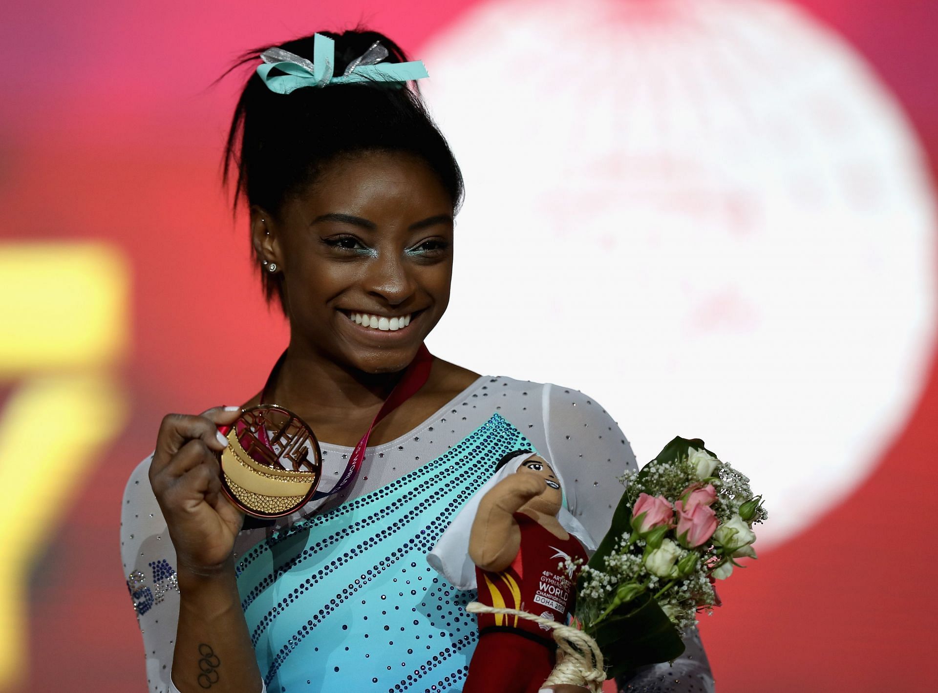 Simone Biles at the 2018 World Championships in Doha