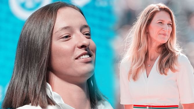 "Not going to repeat what Steffi Graf said" - Iga Swiatek's savvy reply to fan in San Diego final