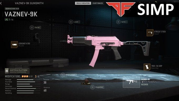 Best Vaznev-9K loadout in Modern Warfare 2