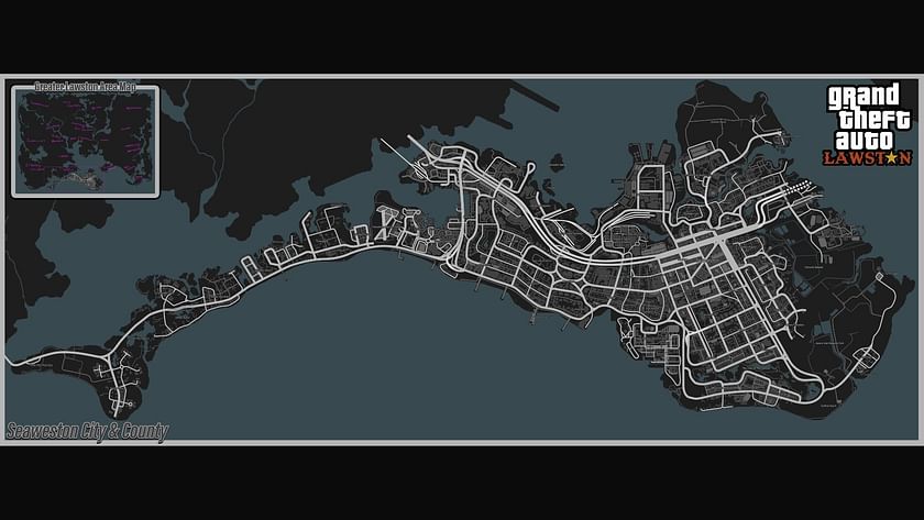 Los Santos  Gta 5, Fantasy map maker, Gta