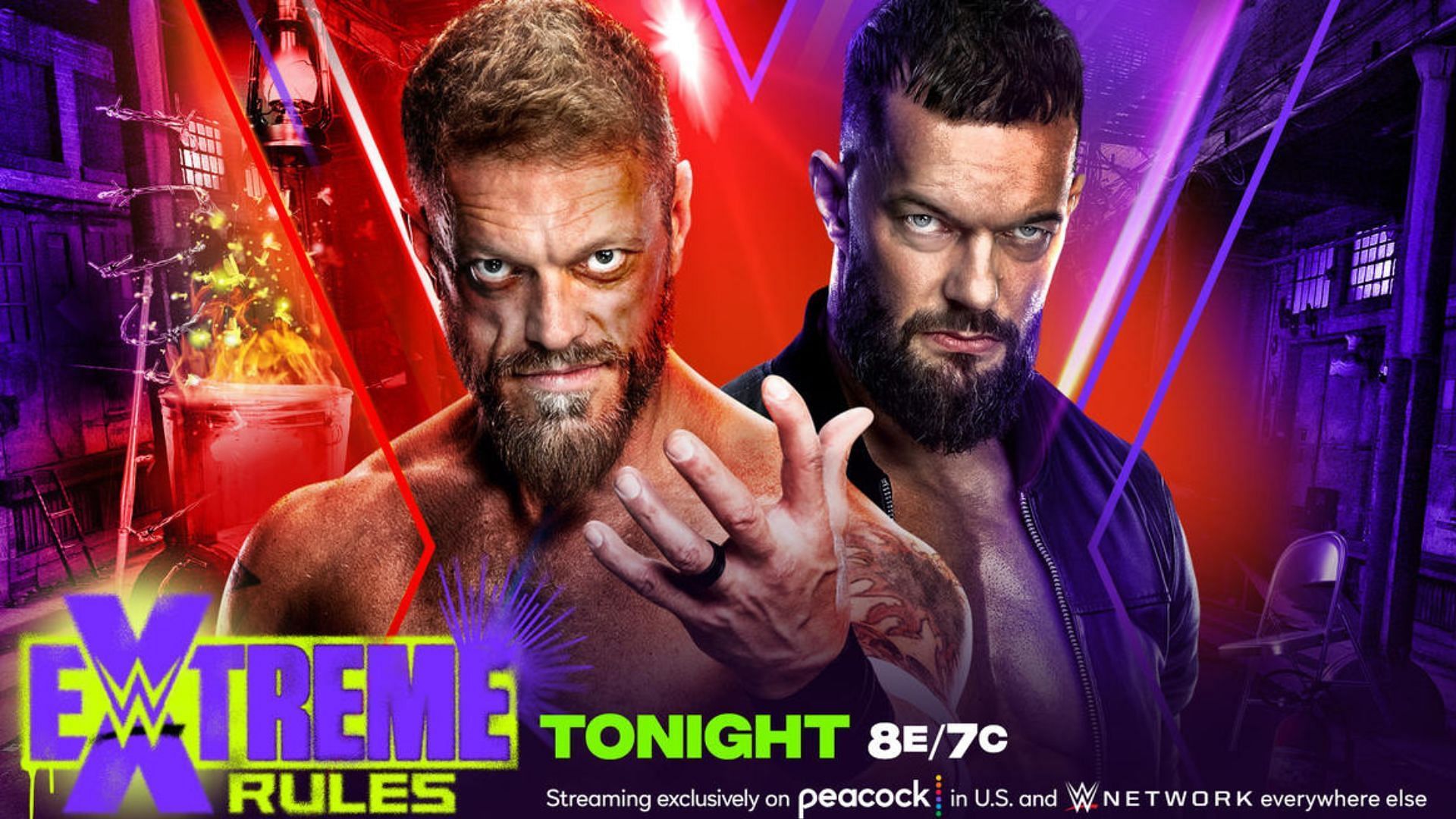 Finn Balor will battle Edge in an I Quit match tonight at WWE Extreme Rules