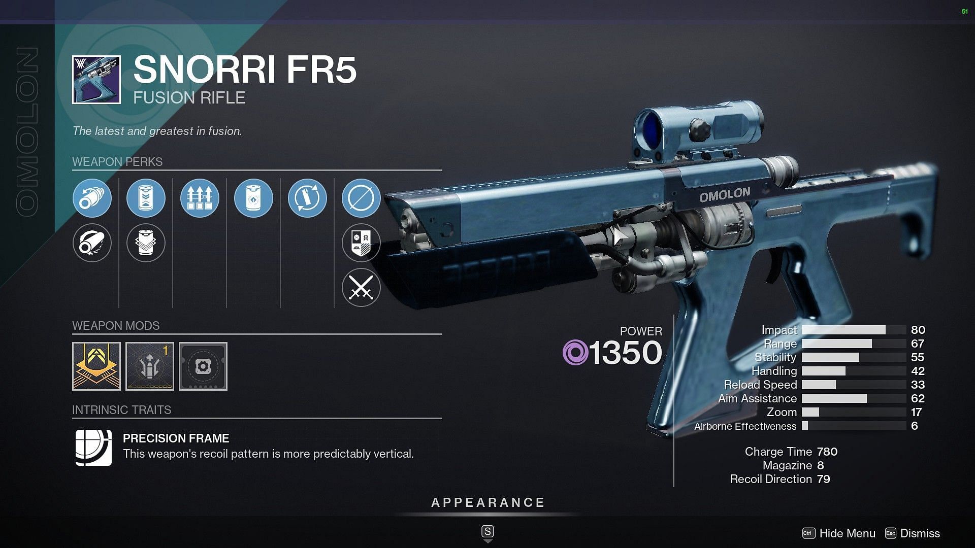 Snorri FR5 for both PvP and PvE (Image via Destiny 2)