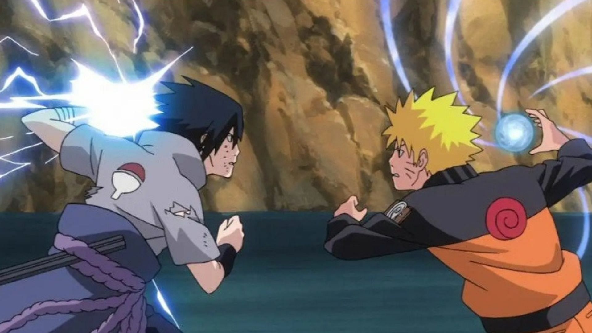 Naruto Und Sasuke Aus Dem Anime Naruto:shippuden (Bild Von Studio Pierrot)