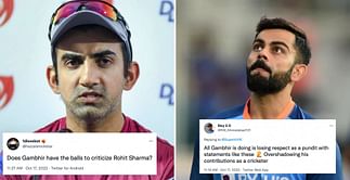 T20 World Cup 2022: "Itna jealousy kyun hai" - Twitterati slam Gautam Gambhir for his recent comments on Virat Kohli