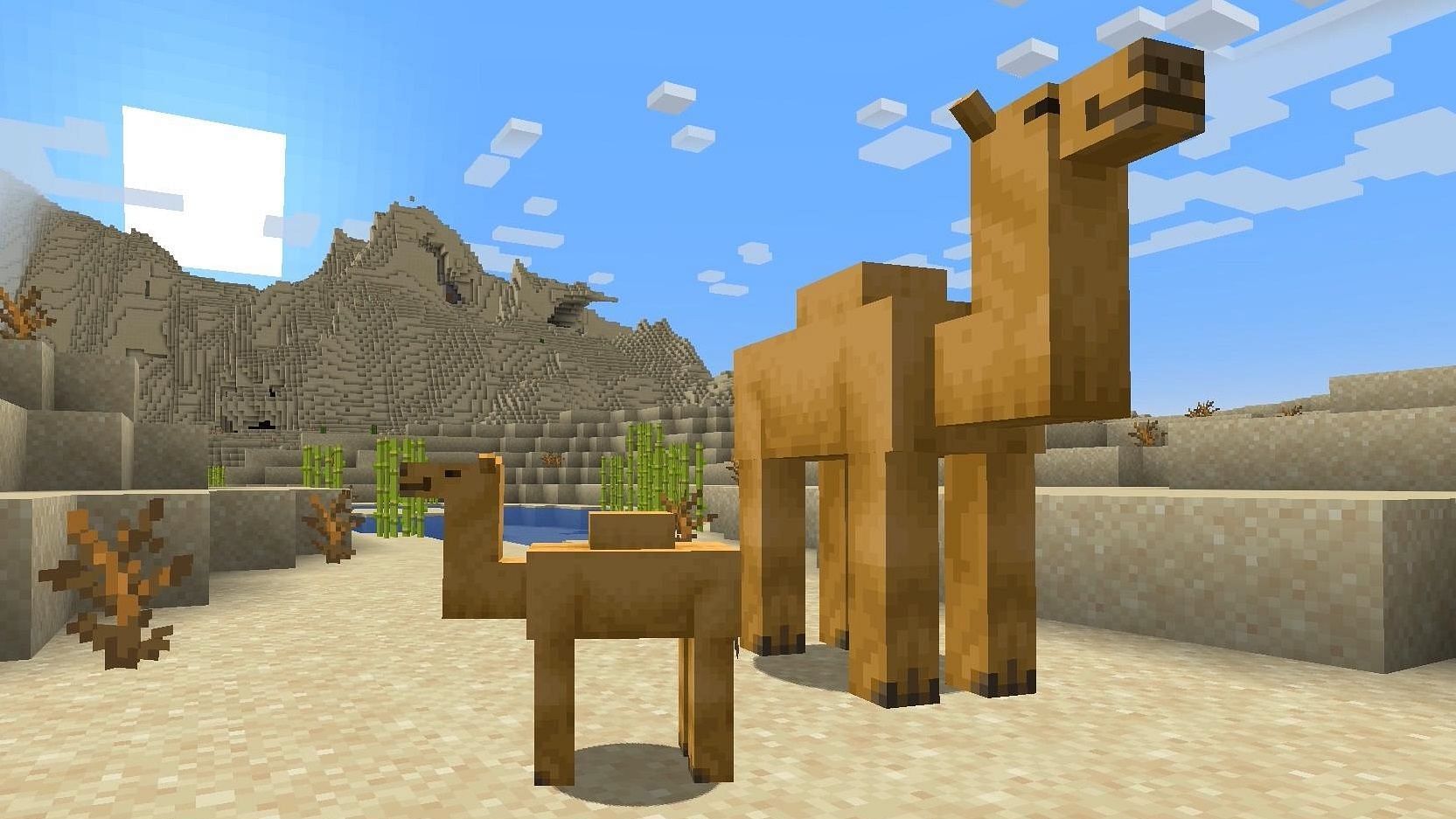 Camels are an experimental feature (Image via Mojang)