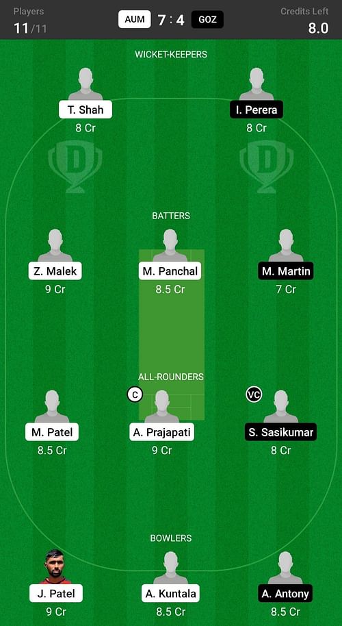 American University of Malta vs Gozo Fantasy suggestion #1