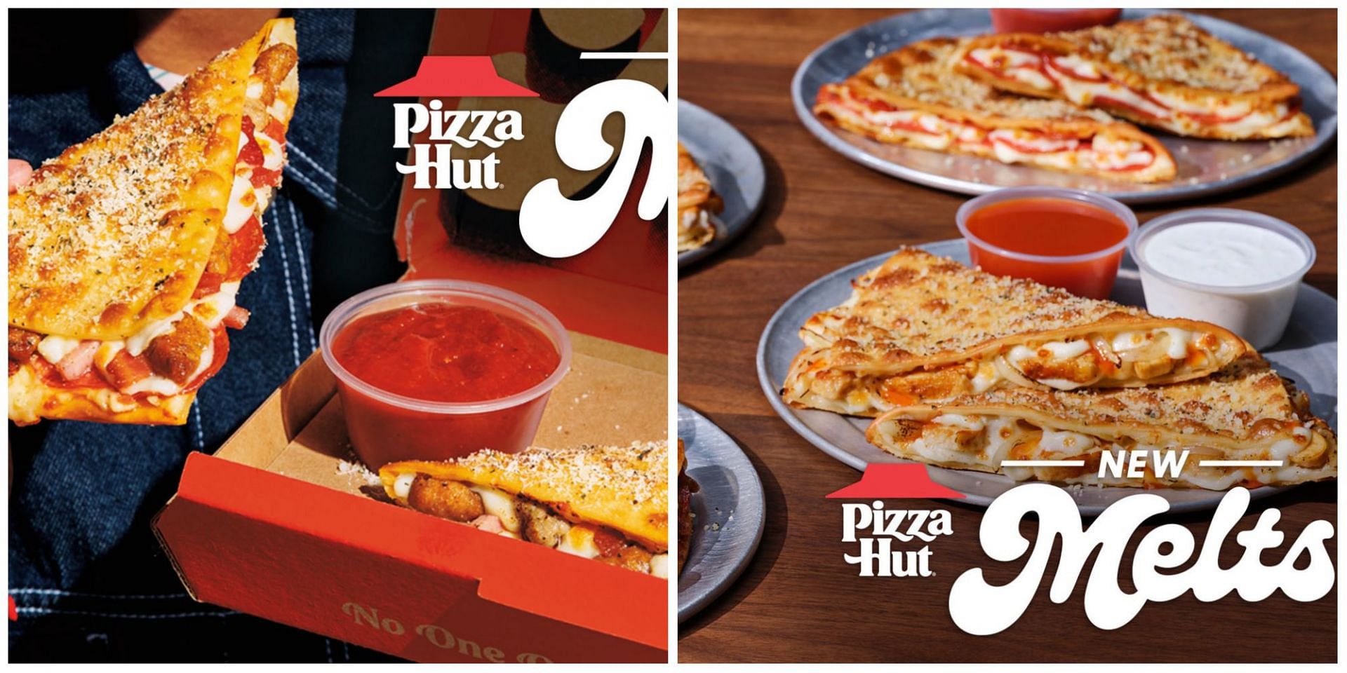 What is the Pizza Hut Melts? Details about the new roll out explored. (Image via Pizza Hut)