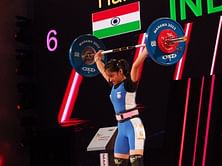 India’s world junior champion Harshada Sharad Garud settles for bronze in the Asian Weightlifting Championships