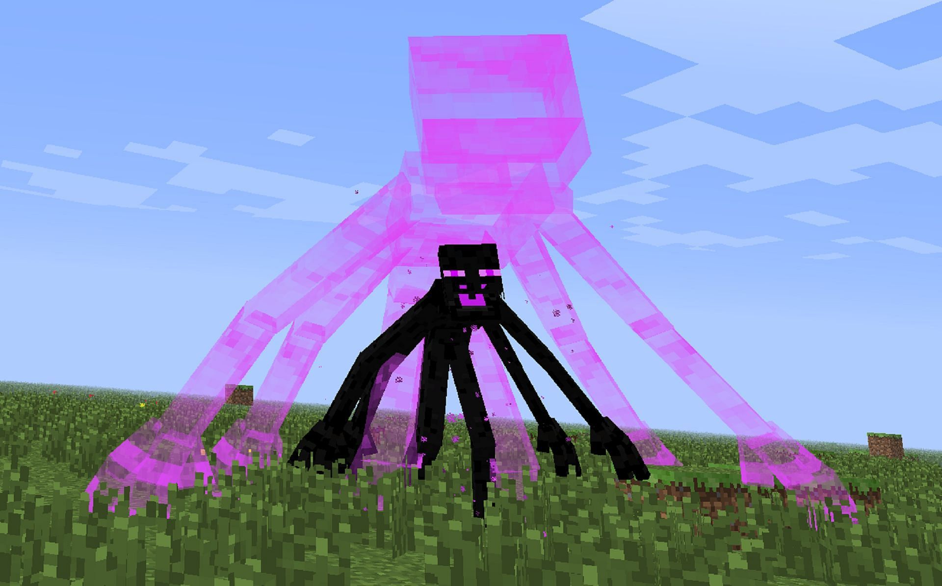 A mutant enderman, one of the bosses featured in the list (Image via Minecraft)