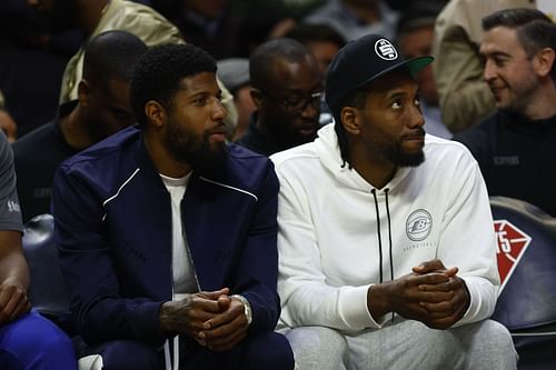 LA Clippers stars Paul George and Kawhi Leonard.