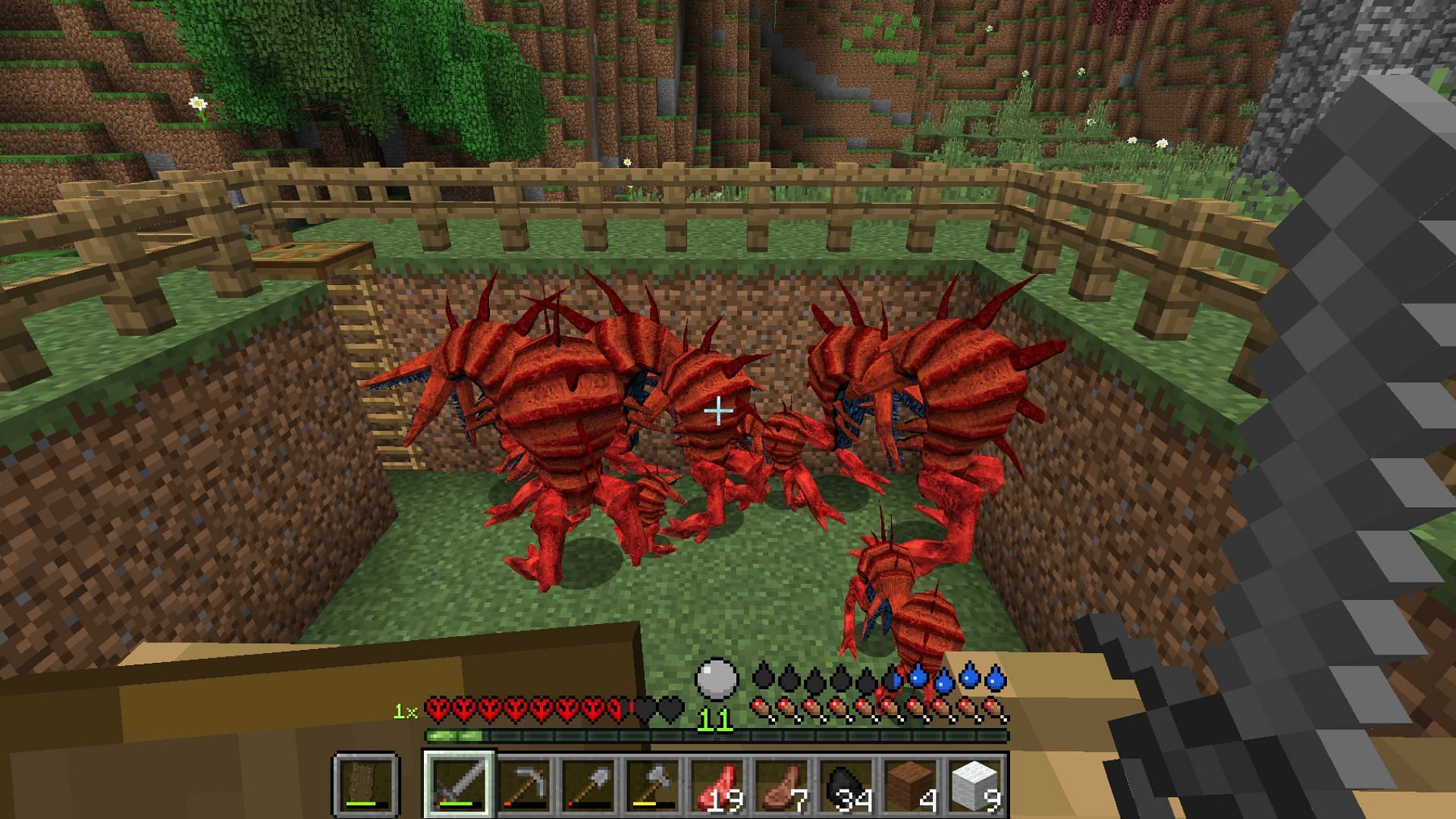 This Minecraft modpack is filled with unique and lethal creatures (Image via Reddit / u/ConsiderationNo9887)