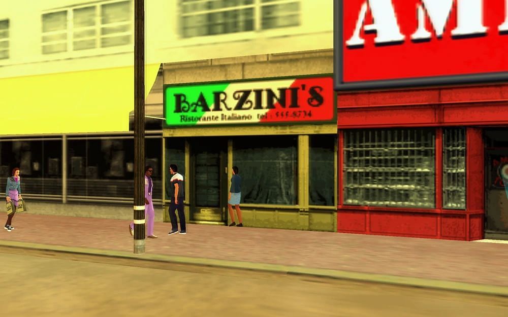Barzini&#039;s is named after a popular character from The Godfather. (Image via GTA Fandom)