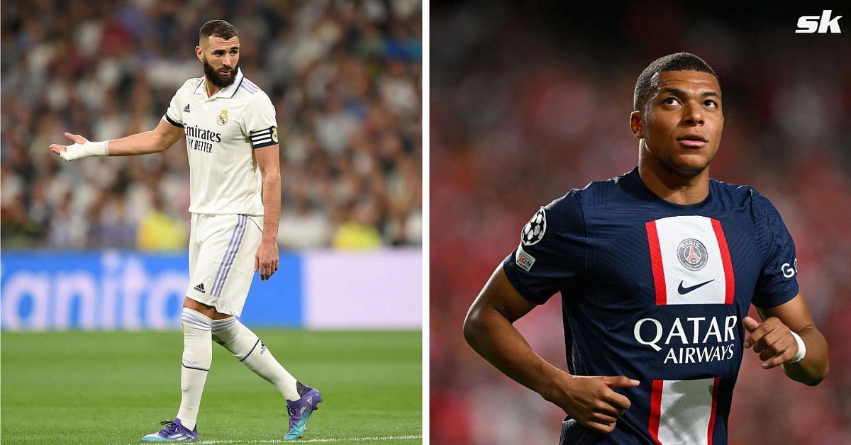 Benzema was congratulated by Mbappe on his Ballon d