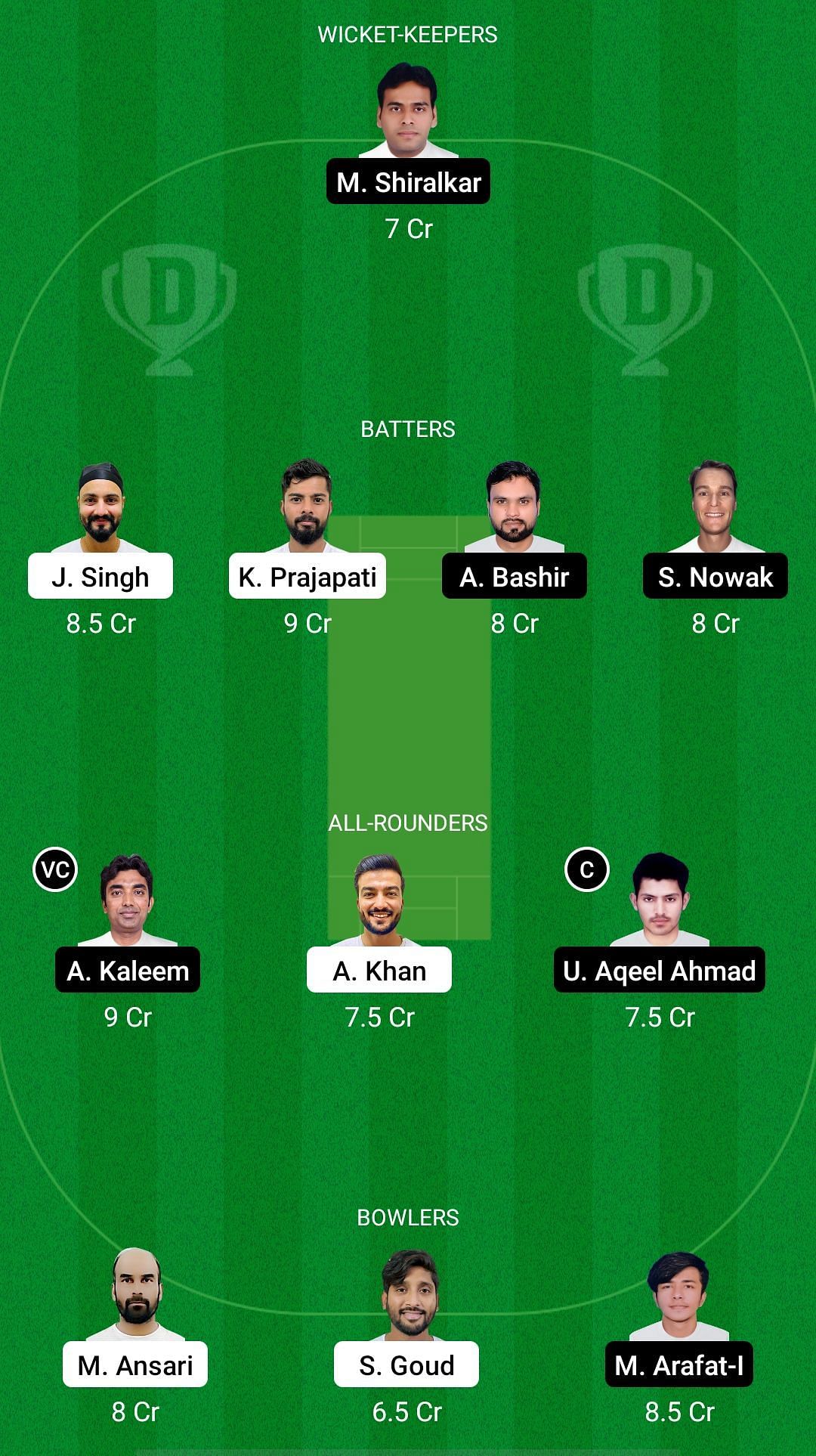 QUT vs KHW Dream11 Prediction - Oman D10 League